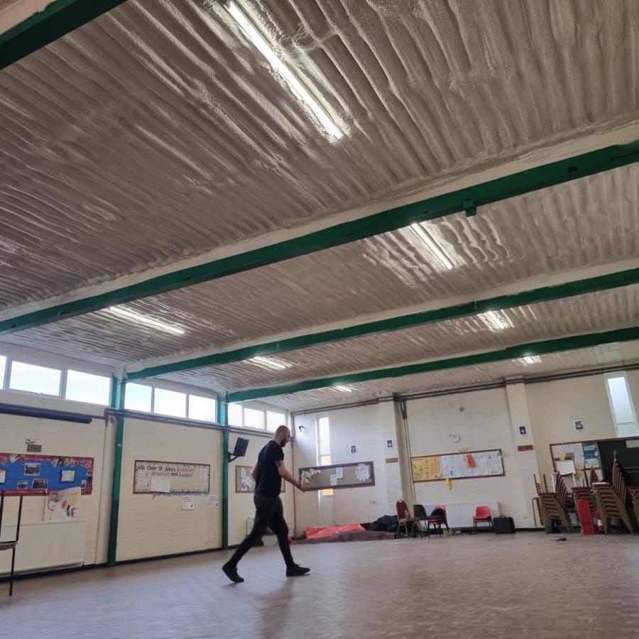 Metropolitan Insulation: Village Hall St Johns Winsford | Thermal Insulation Metropolitan Insulation: Village Hall St Johns Winsford | Thermal Insulation